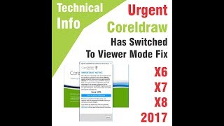Urgent Coreldraw Has Switched To Viewer Mode